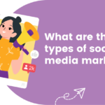 What are the 6 types of social media marketing?